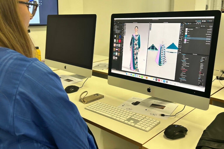 Recap of the CLO3D workshops hosted at Graduate Fashion Week 2024 by Fashion Toolbox