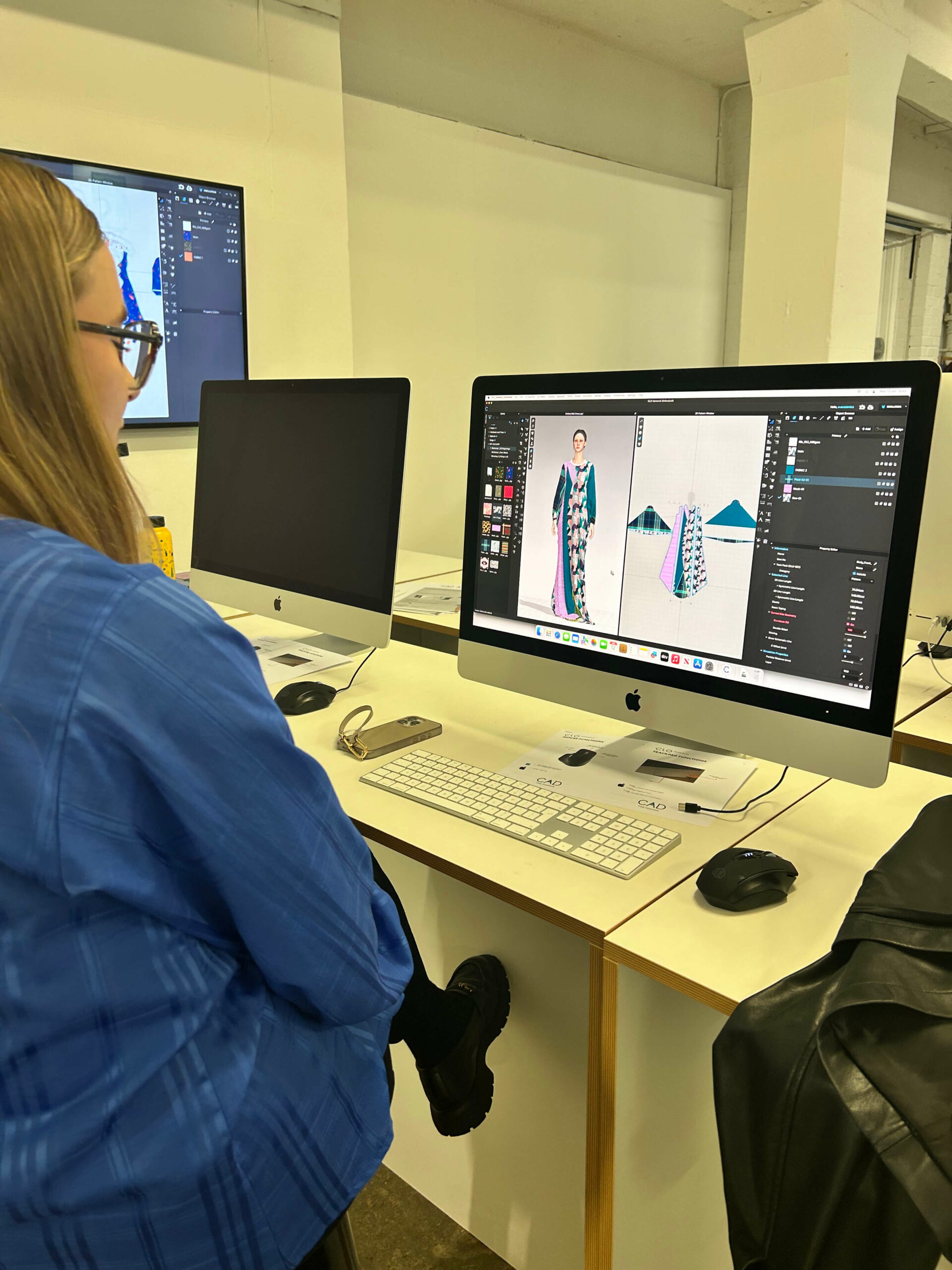 Recap of the CLO3D workshops hosted at Graduate Fashion Week 2024 by Fashion Toolbox