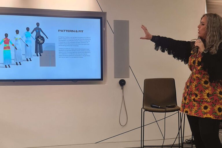Read blog post on how 3D fashion technology supports circular design, recap from Leeds event with AndReal