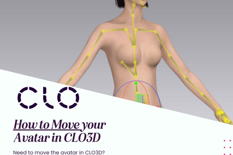 Watch short video tutorial on moving your Avatar in CLO3D