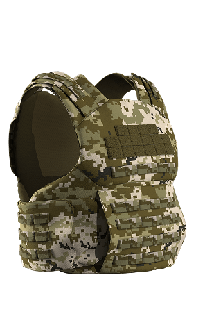 CLO3D render of a tactical carrier system developed for Safeguard Armour to support body armour functionality and protection