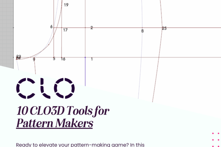 Discover 10 essential CLO3D tools that streamline workflows for pattern makers