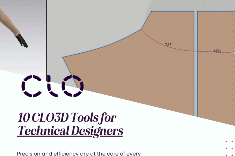 Explore 10 CLO3D tools tailored for technical fashion designers – short video overview