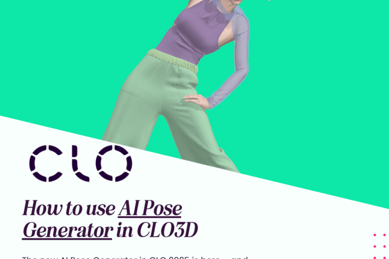 Watch YouTube tutorial on generating AI poses in CLO3D