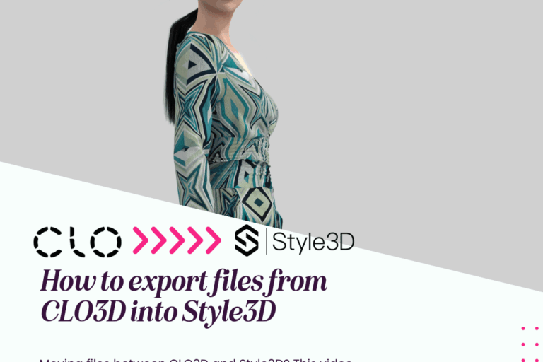 Step-by-step guide to exporting CLO3D files and importing into Style3D - YouTube video