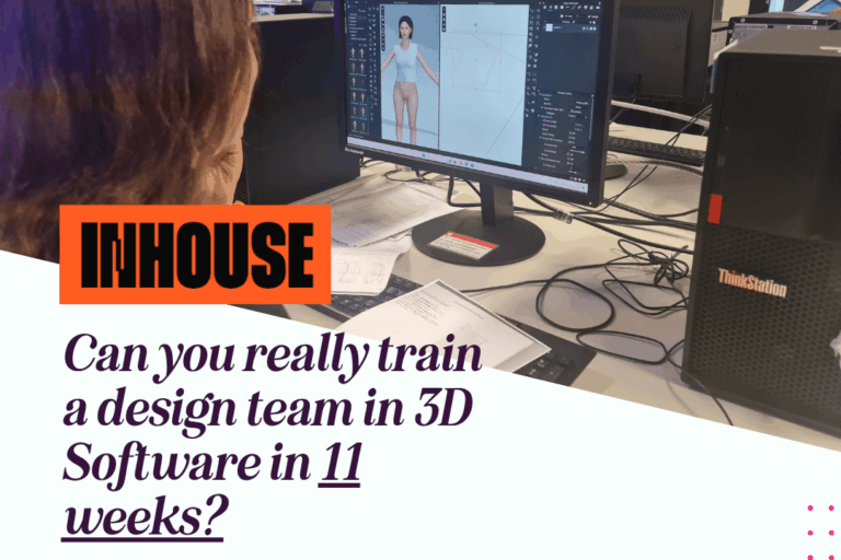 Watch interview with INHOUSE on training design teams in CLO3D in just 11 weeks