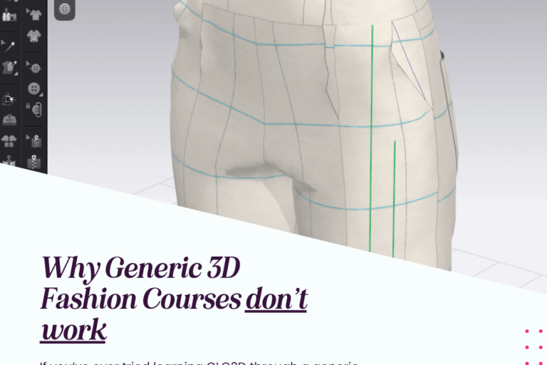 Watch video on why tailored CLO3D training delivers better results than generic courses